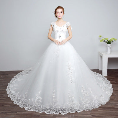 White Korean Wedding Dress