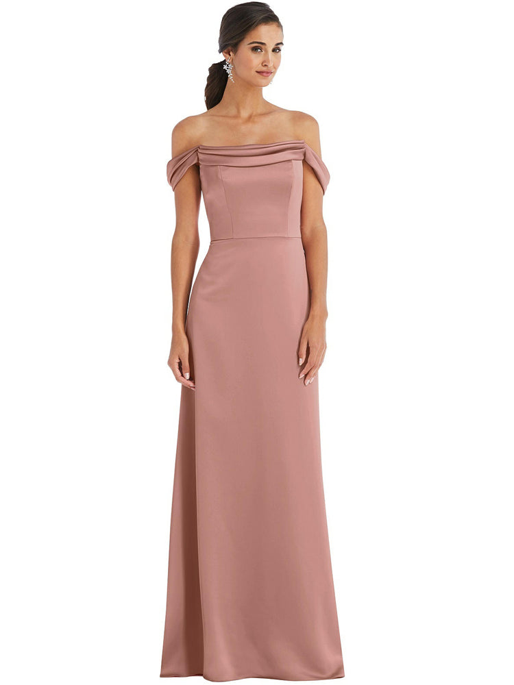 Summer Bridesmaid Satin Dress