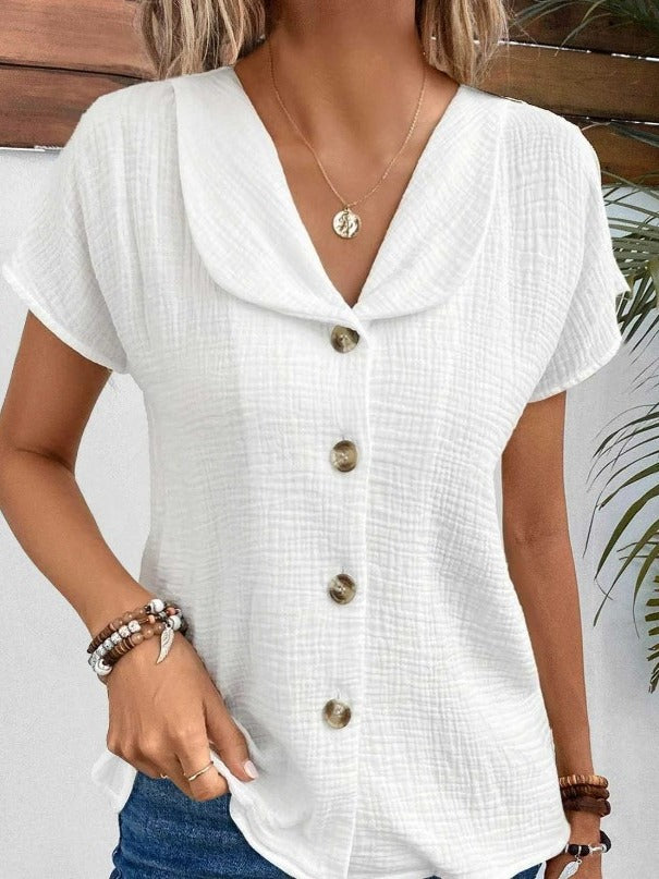 Cardigan Polo Blouse