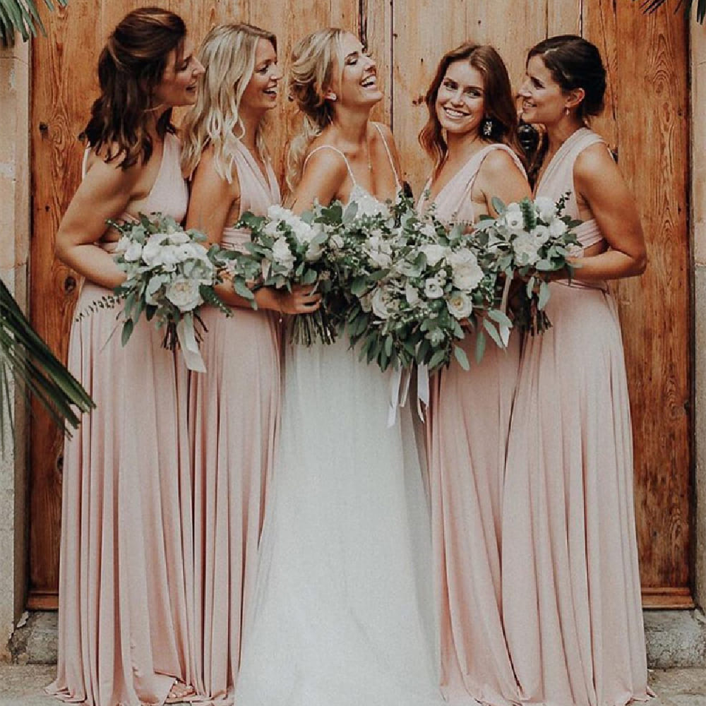 Pink Maid of Honor Dress