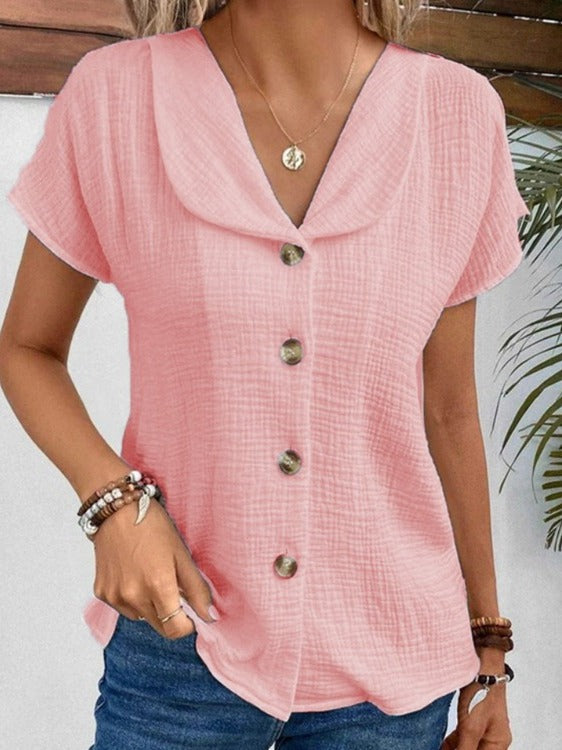 Cardigan Polo Blouse