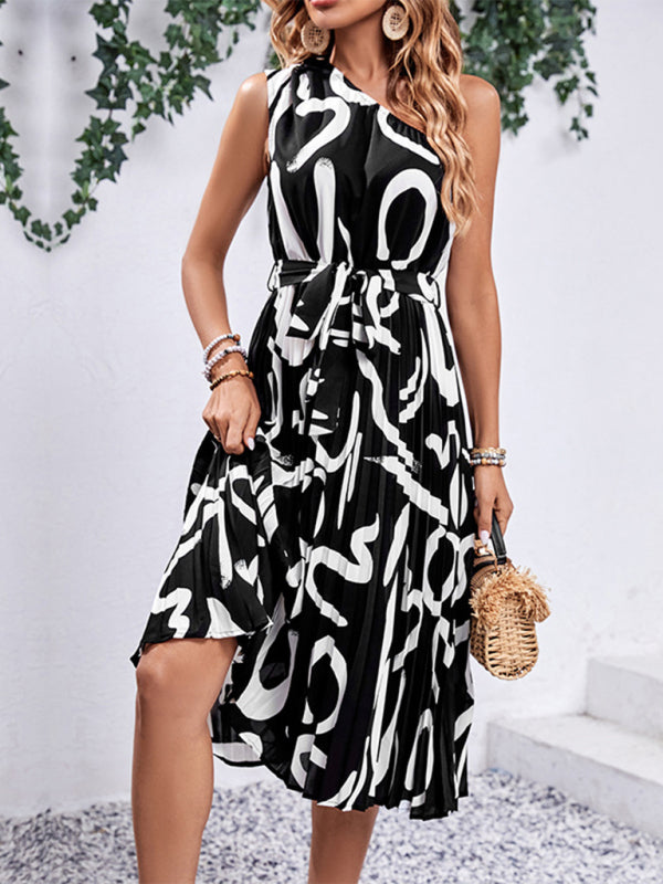 Women's Print Off-Shoulder Dress